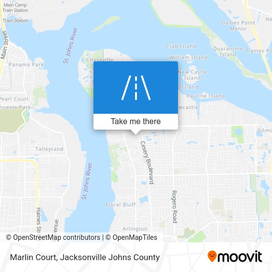 Marlin Court map