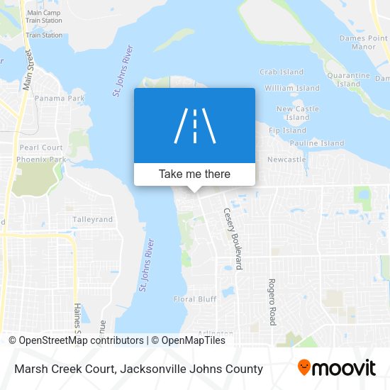 Marsh Creek Court map