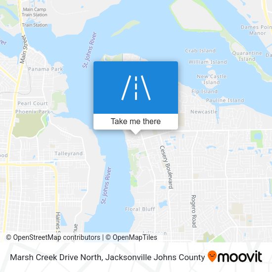 Marsh Creek Drive North map