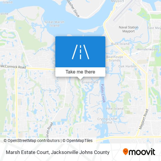 Marsh Estate Court map
