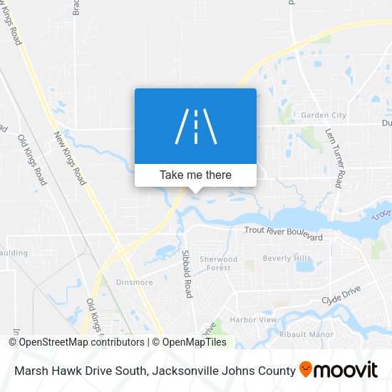 Mapa de Marsh Hawk Drive South