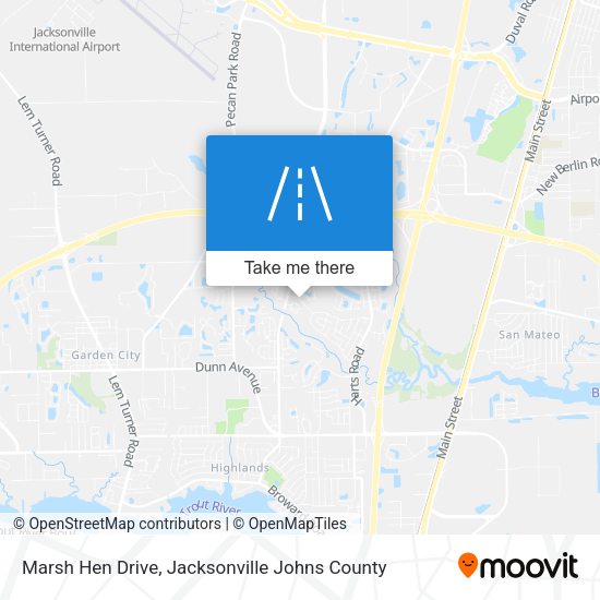 Mapa de Marsh Hen Drive