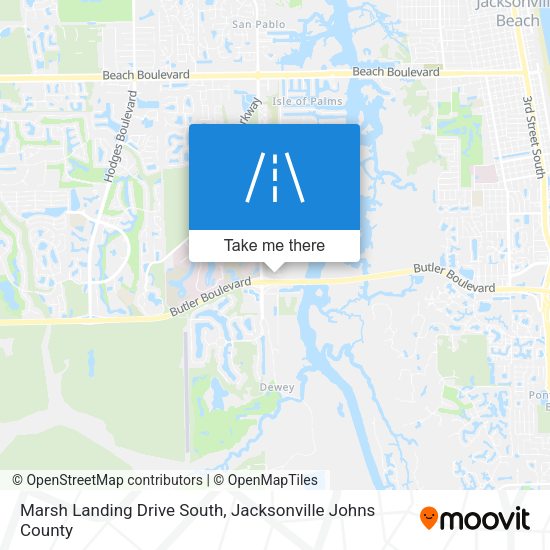 Mapa de Marsh Landing Drive South