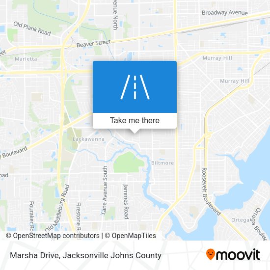 Marsha Drive map