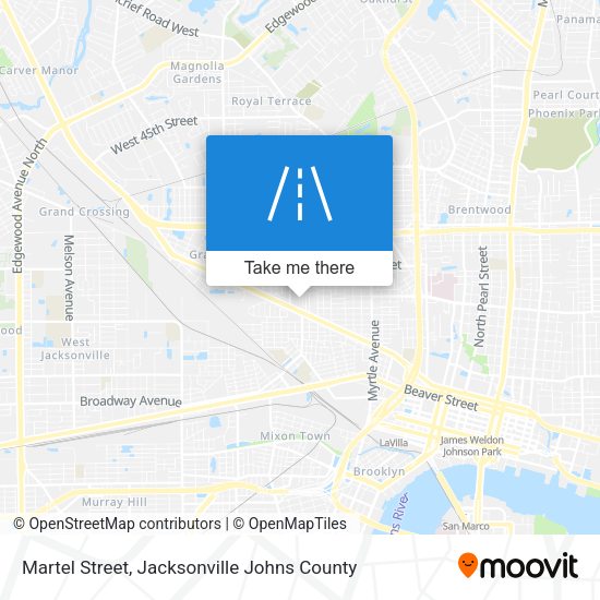 Martel Street map