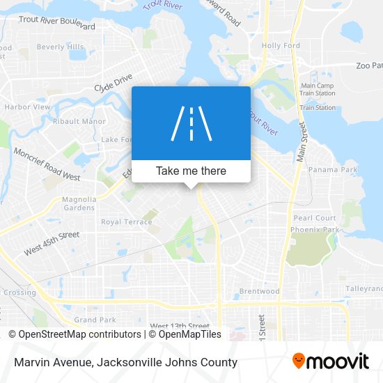 Marvin Avenue map