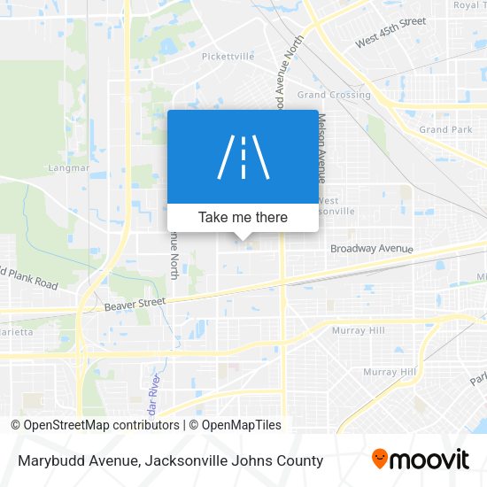 Mapa de Marybudd Avenue