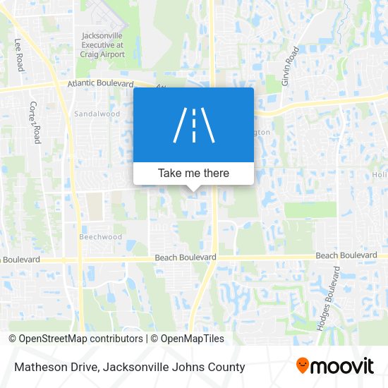 Mapa de Matheson Drive