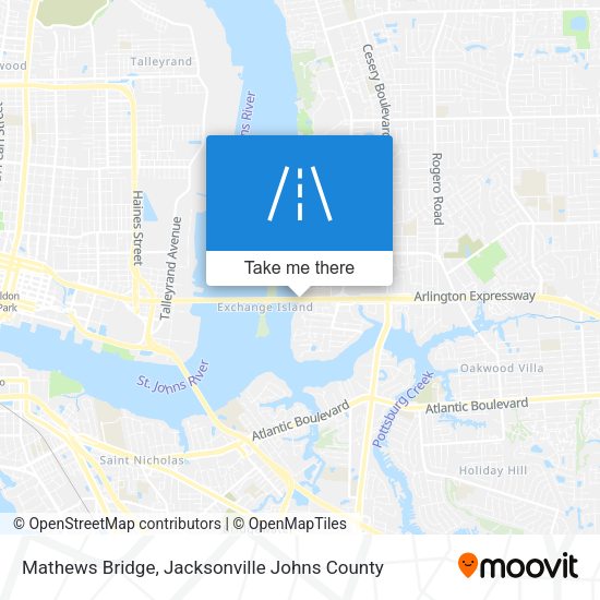 Mapa de Mathews Bridge