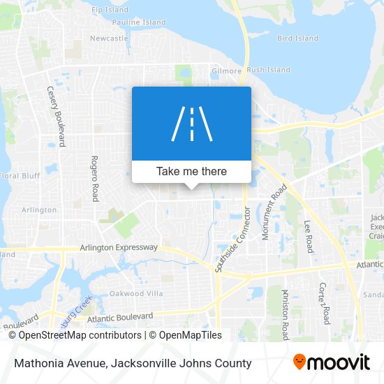 Mapa de Mathonia Avenue