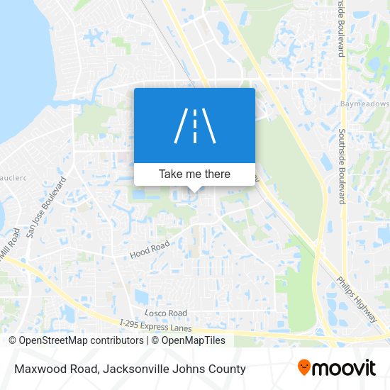 Maxwood Road map
