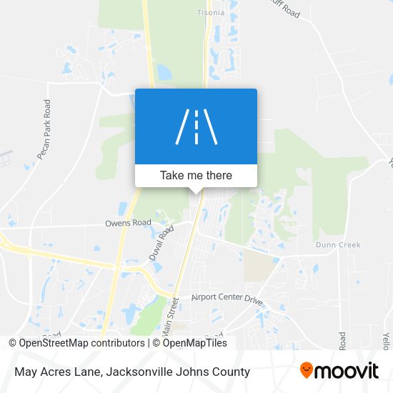 May Acres Lane map