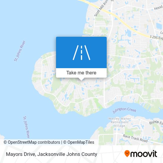 Mayors Drive map