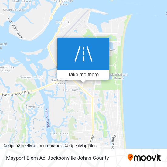 Mayport Elem Ac map