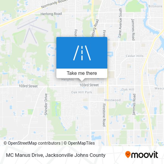 MC Manus Drive map