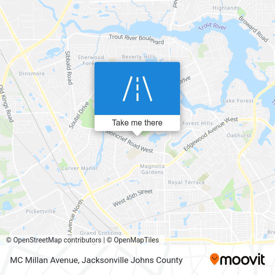 MC Millan Avenue map