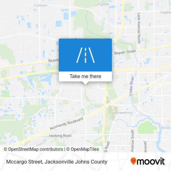 Mccargo Street map
