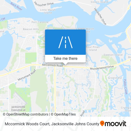 Mccormick Woods Court map
