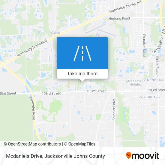 Mapa de Mcdaniels Drive