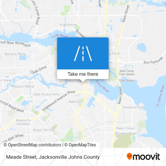 Mapa de Meade Street