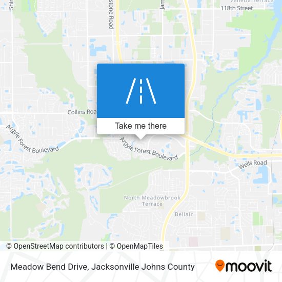 Mapa de Meadow Bend Drive