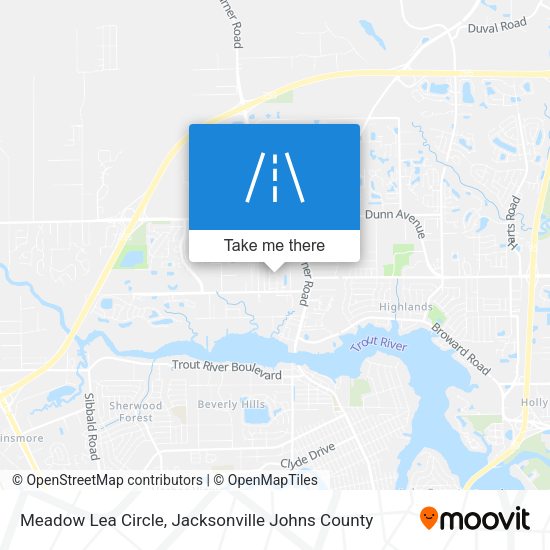 Mapa de Meadow Lea Circle