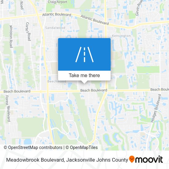 Mapa de Meadowbrook Boulevard
