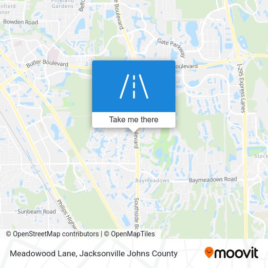 Meadowood Lane map