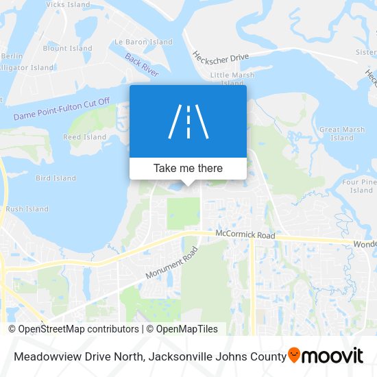 Mapa de Meadowview Drive North