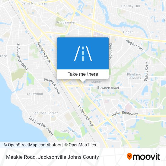 Mapa de Meakie Road