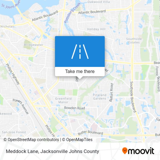 Mapa de Meddock Lane