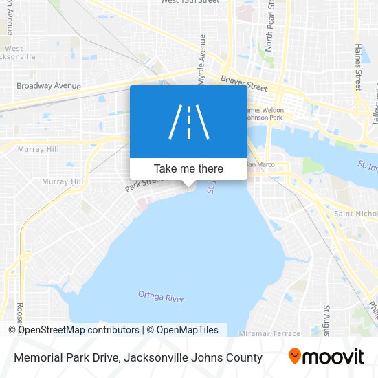 Memorial Park Drive map