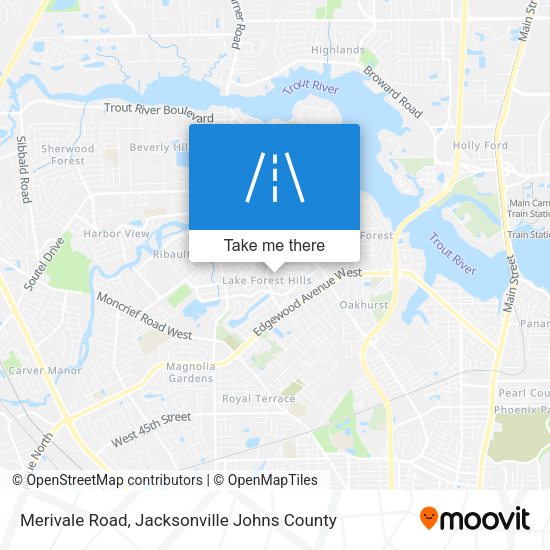 Merivale Road map