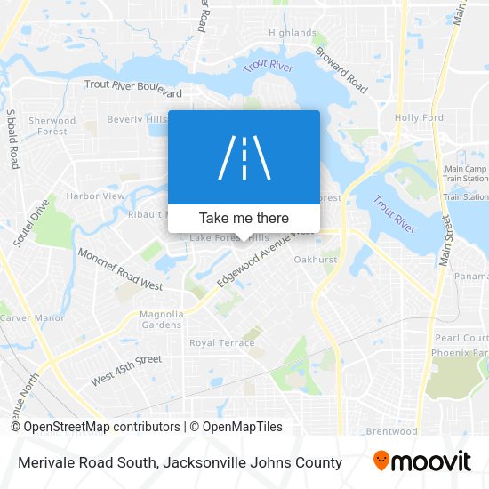 Mapa de Merivale Road South