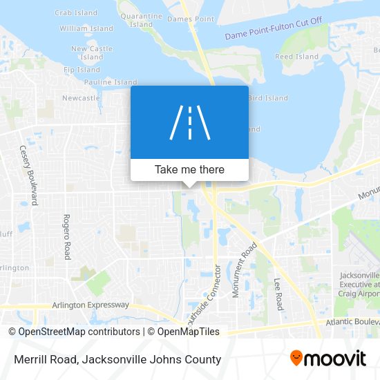 Merrill Road map
