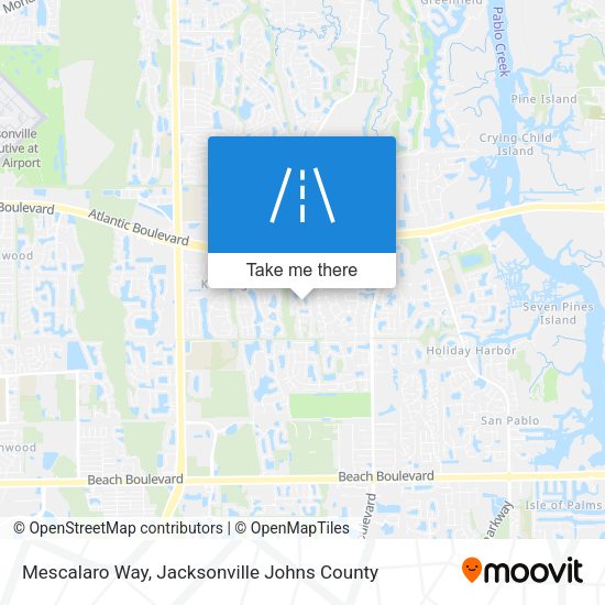 Mescalaro Way map