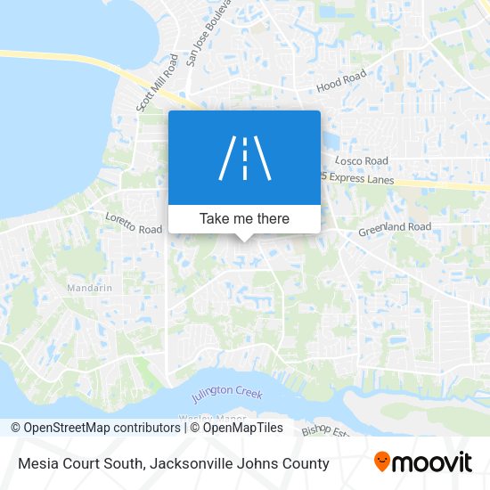 Mapa de Mesia Court South