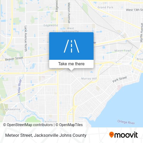 Mapa de Meteor Street