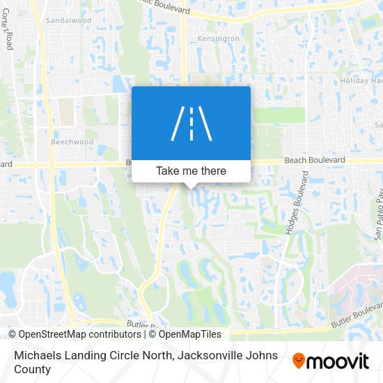 Michaels Landing Circle North map
