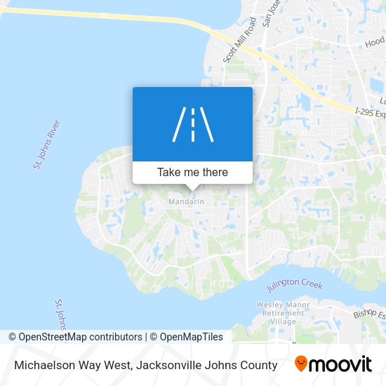 Michaelson Way West map