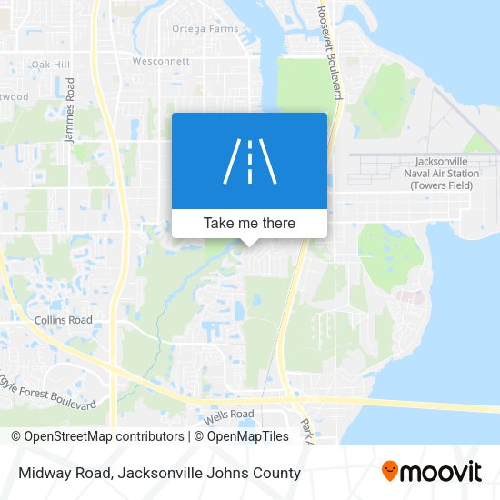 Midway Road map