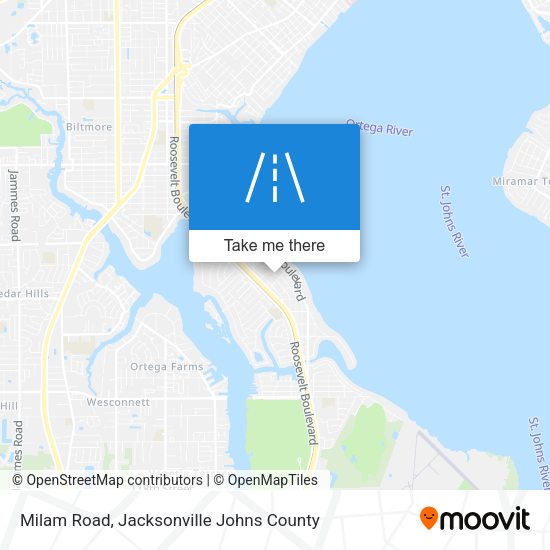 Milam Road map