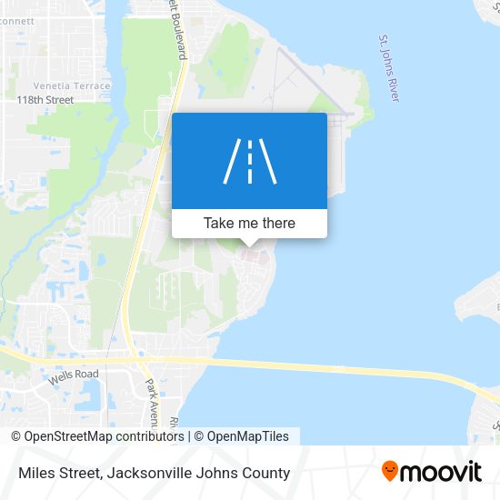 Miles Street map