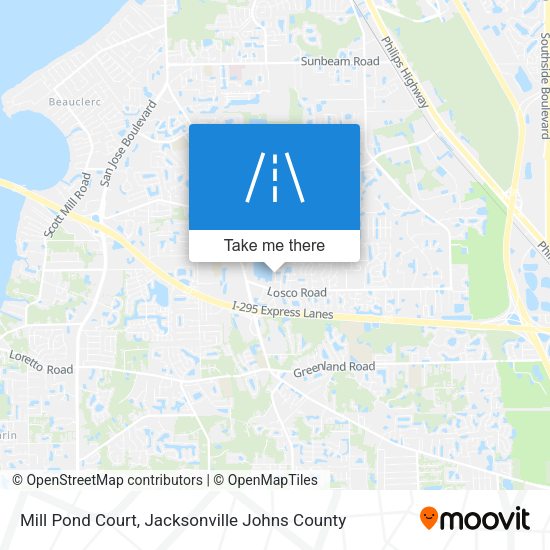 Mill Pond Court map