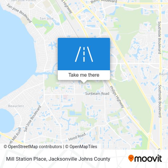 Mill Station Place map