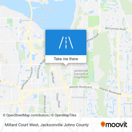 Millard Court West map