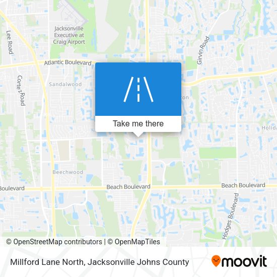 Mapa de Millford Lane North