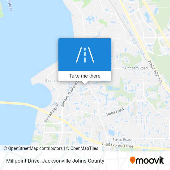Mapa de Millpoint Drive