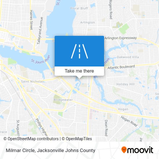 Milmar Circle map