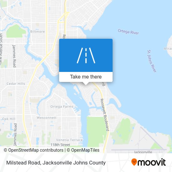 Mapa de Milstead Road